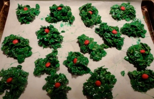 Christmas Wreath Cookies by Cappuccino and Wine