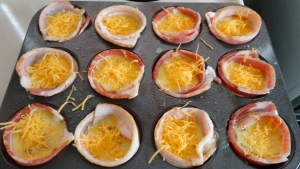 Bacon Egg Boats by Cappuccino & Wine